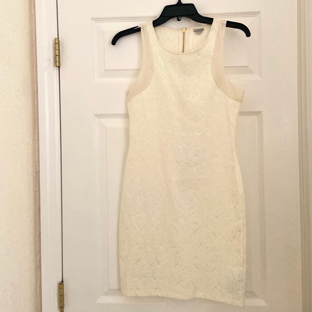 Off White Mini Dress by Guess